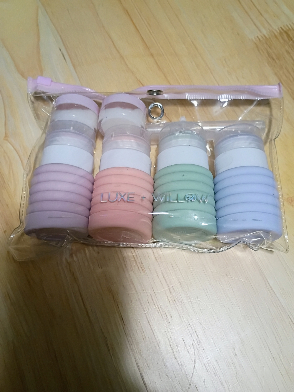 Pastel Travel Bottle Set - Pink, Lavender, Mint, Blue